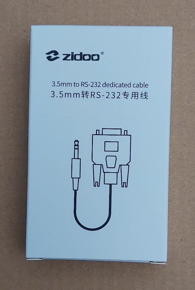 Zidoo Z9X 8K RS-232 Cable - UK Based High Performance Media